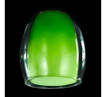 Плафон стеклянный Eurosvet Конфетти плафон 9808, 30151 зеленый+прозрачный, арт. 70436