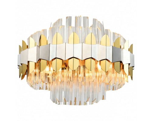 Подвесной светильник Natali Kovaltseva Skala SKALA 81435/8C BRASS SILVER