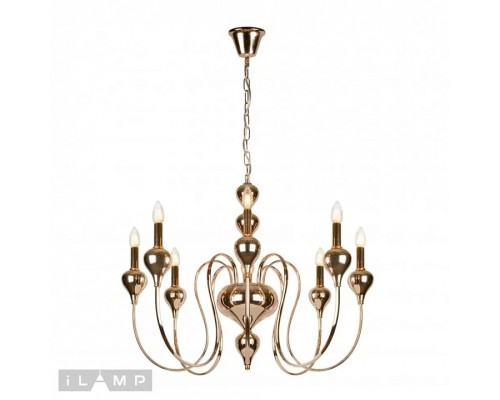 Подвесная люстра iLamp Lady 88003-8 GD