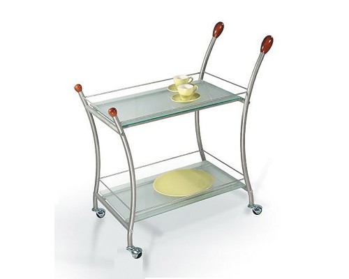 Стол сервировочный Поло металлик