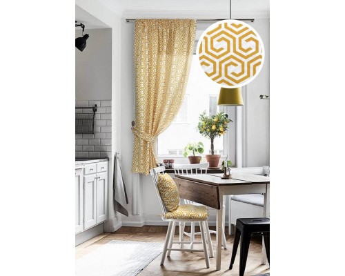 Портьера (136x175 см) 1 шт. Labyrinth