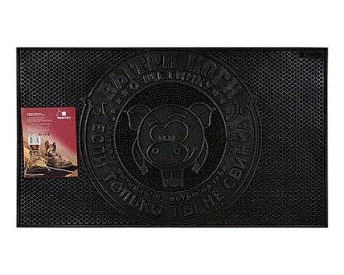 Коврик придверный (35x60 см) Свинка