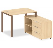 Стол письменный Metal System БП.РС-СТС-2.1 (R)