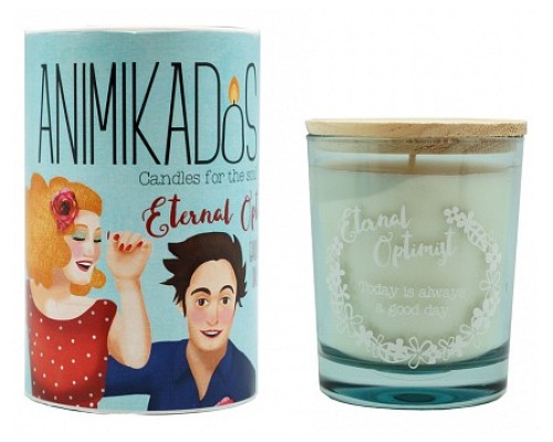 Свеча ароматическая (9.1 см) Animikados Eternal optimist VV007GDAMGB