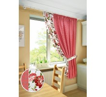 Портьера (175x175 см) 1 шт. Kimberly Red