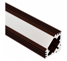 Профиль накладной угловой внутренний Arlight PDS45-T-2000 ANOD Brown Deep 017643