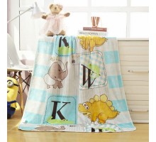 Плед детский (100x140 см) Дино