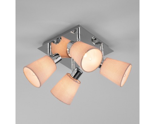 Спот Eurosvet Culver 20080/4 хром/бежевый