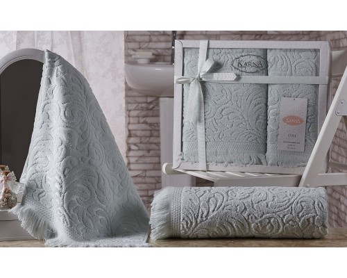 Набор из 2 полотенец для ванной ESRA