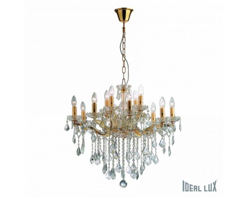 Подвесная люстра Ideal Lux FLORIAN FLORIAN SP12 ORO