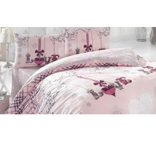 Постельное белье евростандарт Love me Pudra