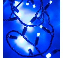 Гирлянда нить [10 м] String ARD-STRING-CLASSIC-10000-BLACK-100LED-FLASH BLUE (230V, 7W)