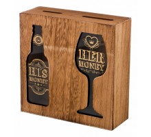 Копилка (20х7х20 см) His and her money 124-141