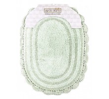 Набор из 2 ковриков для ванной Pamella S.306ментол