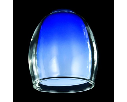 Плафон стеклянный Eurosvet Конфетти плафон 9808/30151 синий+прозрачный, арт. 70434