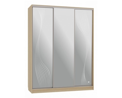 Шкаф-купе Бассо 4-600 волны 1