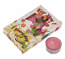 Набор из 6 свечей ароматических (4x2 см) Орхидеи 348-493