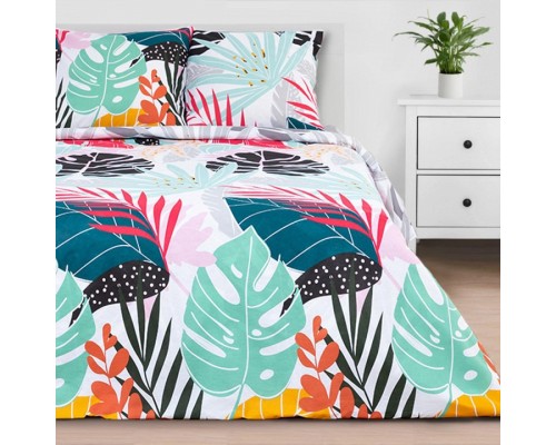 Постельное белье полутораспальное Сolored tropics