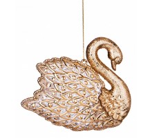 Елочная игрушка (12х4х10 см) Лебедь 865-433