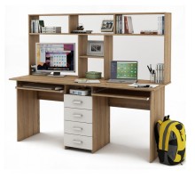 Стол компьютерный Лайт-11К СН