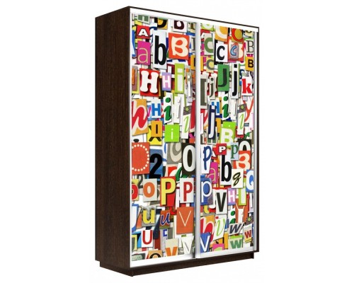 Шкаф-купе Экспресс Фото дуо 1017 1600x600x2200