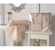 Набор из 2 полотенец для ванной Damask Kozali S.098аб