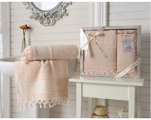 Набор из 2 полотенец для ванной Damask Kozali S.098аб