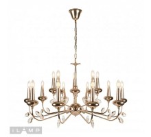 Подвесная люстра iLamp Dames 1020-10+5 GD