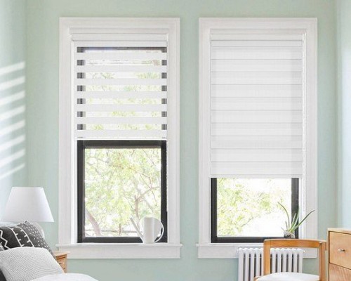 Штора рулонная (52х170 см) День-Ночь