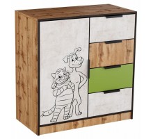 Комод Простоквашино Лофт