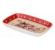 Блюдо (30x19x4 см) Тройка 85-1646