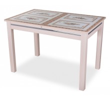 Стол обеденный Вальс со стеклом