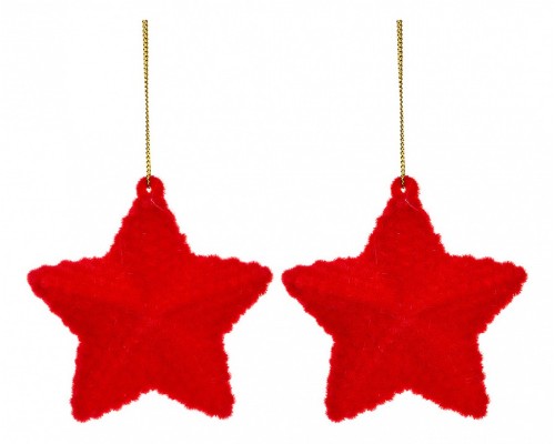 Набор из 2 елочных игрушек Звезда 866-115