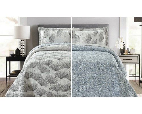 Покрывало с наволочками евростандарт Cler