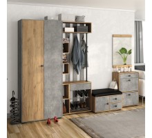 Стенка для прихожей Мини Лайт Комп.4