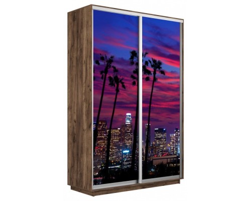 Шкаф-купе Экспресс Фото дуо 1014 1600x600x2400