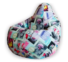 Кресло-мешок Колибри Велюр L