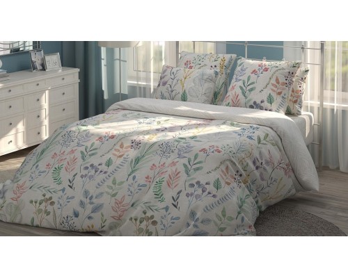 Постельное белье евростандарт Гербарий