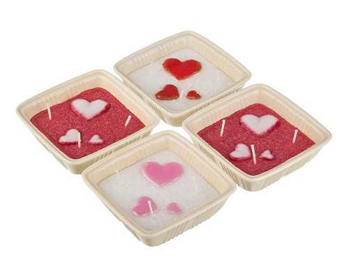 Набор из 4 свечей декоративных 348-507