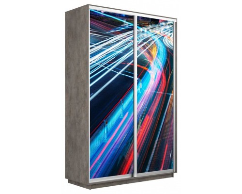 Шкаф-купе Экспресс Фото дуо 1008 1400x450x2400