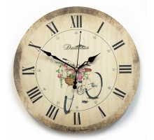 Настенные часы (33x33x4 см) Велосипед 02-022