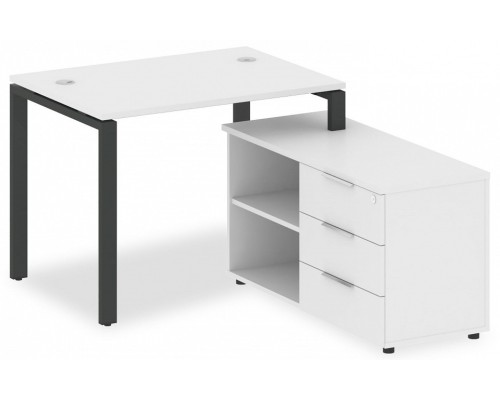 Стол письменный Metal System БП.РС-СТС-2.1 (R)