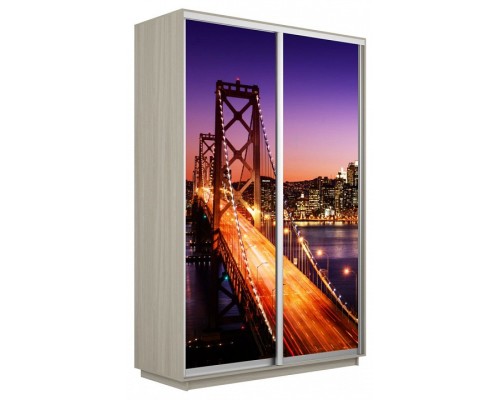 Шкаф-купе Экспресс Фото дуо 1007 1200x450x2400