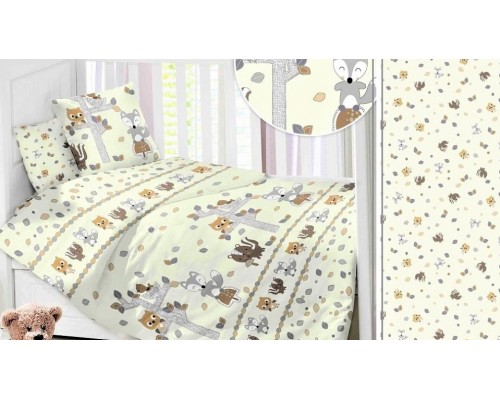 Постельное белье детское Лисята и Совята