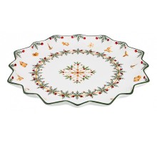 Блюдо декоративное (39.5х4 см) Christmas Collection 586-414