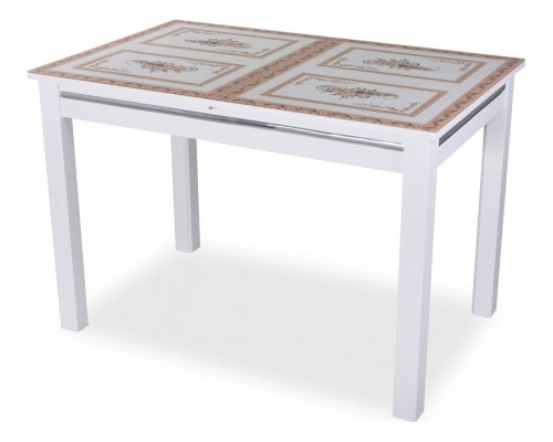 Стол обеденный Вальс со стеклом