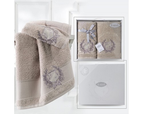 Набор из 2 полотенец для ванной (70x140 см) Davis