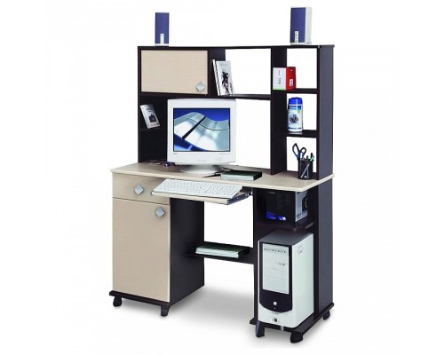 Стол компьютерный Костер-6 5210-06 венге/клен