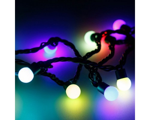 Гирлянда нить [10 м] Ball ARD-BALL-PRO-D17.5-10000-BLACK-100LED RGB (230V, 7W)