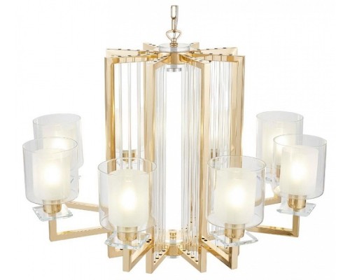 Подвесная люстра LUMINA DECO Manhattan LDP 8012-8 F.GD